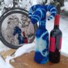 Wine cooler with horns, blue - Image 2